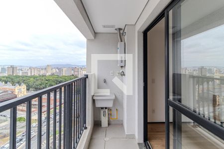 Varanda de kitnet/studio à venda com 1 quarto, 24m² em Centro Histórico de São Paulo, São Paulo