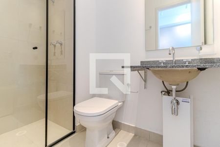 Banheiro de kitnet/studio à venda com 1 quarto, 24m² em Centro Histórico de São Paulo, São Paulo