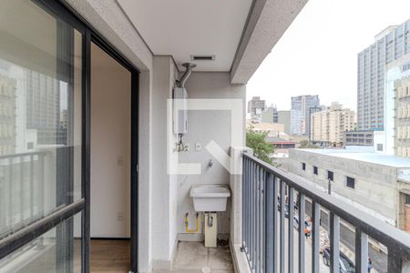 Varanda de kitnet/studio à venda com 1 quarto, 24m² em Centro Histórico de São Paulo, São Paulo