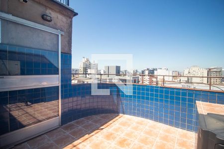 Terraço de kitnet/studio para alugar com 1 quarto, 30m² em Cidade Baixa, Porto Alegre