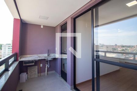 Varanda da Sala  de apartamento para alugar com 1 quarto, 46m² em Jardim Guaruja, Sorocaba