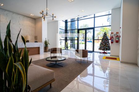 Hall de entrada de kitnet/studio para alugar com 1 quarto, 38m² em Jardim Portal da Colina, Sorocaba