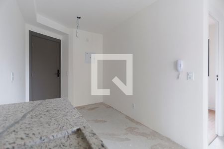 Sala/Cozinha de apartamento à venda com 1 quarto, 28m² em Vila Dom Pedro Ii, São Paulo