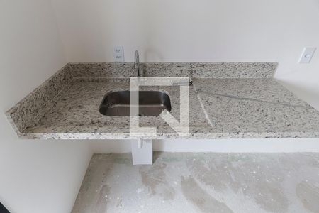 Sala/Cozinha de apartamento à venda com 1 quarto, 28m² em Vila Dom Pedro Ii, São Paulo