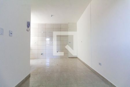 Sala, Cozinha e área de serviço de apartamento para alugar com 1 quarto, 34m² em Vila Santa Teresa, São Paulo
