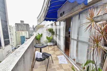 Varanda de apartamento à venda com 1 quarto, 95m² em Liberdade, São Paulo