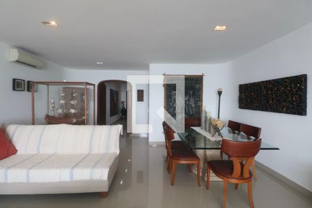 Sala de apartamento para alugar com 4 quartos, 287m² em Centro, Guarujá