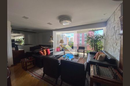 Sala de apartamento à venda com 3 quartos, 168m² em Vila Regente Feijó, São Paulo