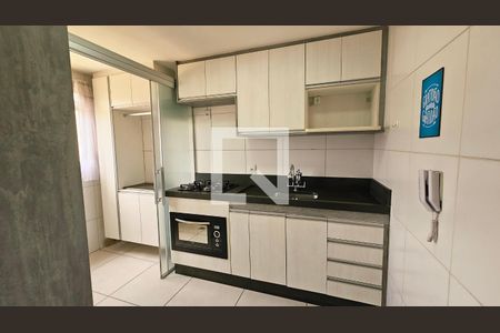Cozinha e Área de Serviço de apartamento à venda com 2 quartos, 58m² em Vila Nova Esperia, Jundiaí