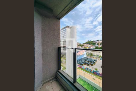 Varanda da Sala de apartamento para alugar com 2 quartos, 43m² em Santo Cristo, Rio de Janeiro