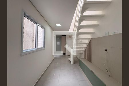 Sala de apartamento à venda com 2 quartos, 110m² em Vila Alto de Santo Andre, Santo André