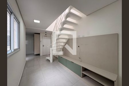 Sala de apartamento à venda com 2 quartos, 110m² em Vila Alto de Santo Andre, Santo André