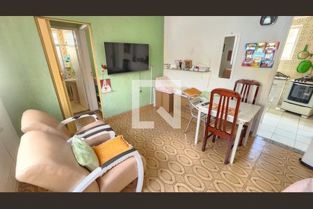 Sala de apartamento para alugar com 1 quarto, 73m² em Embaré, Santos