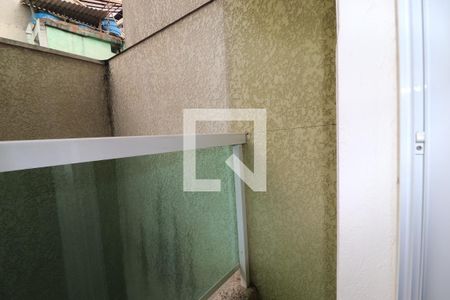 Varanda Quarto 1 suíte de apartamento à venda com 2 quartos, 55m² em Jardim Ana Maria, Santo André