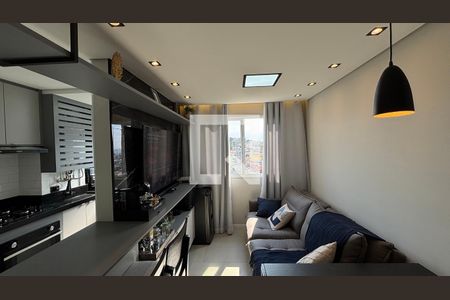 Sala - Sala de Jantar  de apartamento para alugar com 2 quartos, 42m² em Parque São Vicente, Santo André