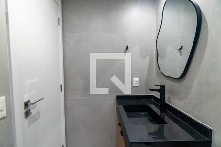 Banheiro de kitnet/studio para alugar com 1 quarto, 28m² em Vila Clementino, São Paulo