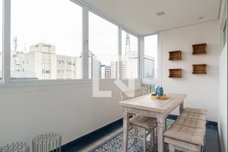 Varanda da Sala de apartamento à venda com 2 quartos, 180m² em Bela Vista, São Paulo