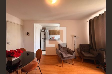 Sala de apartamento para alugar com 2 quartos, 56m² em Parque Sao Vicente, Santo André