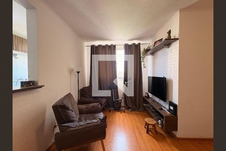 Sala de apartamento para alugar com 2 quartos, 56m² em Parque Sao Vicente, Santo André