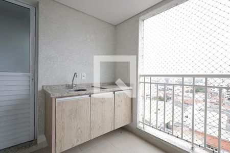 Sacada de apartamento à venda com 3 quartos, 75m² em Parque das Nações, Santo André