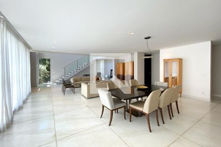 Sala de casa de condomínio para alugar com 4 quartos, 512m² em Alphaville Nova Lima, Nova Lima