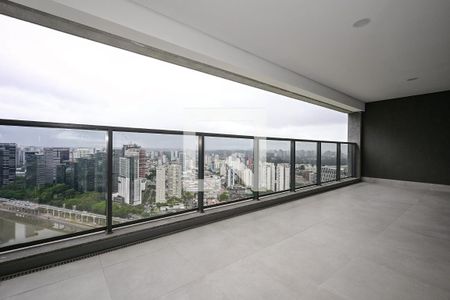 Varanda de apartamento à venda com 3 quartos, 186m² em Real Parque, São Paulo