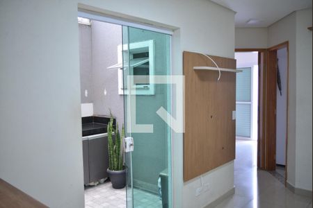 Sala de apartamento para alugar com 2 quartos, 45m² em Jardim Silvana, Santo André