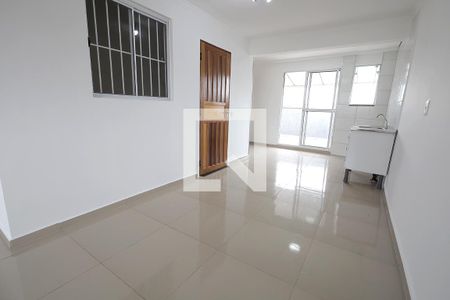 Sala / Cozinha de apartamento para alugar com 1 quarto, 60m² em Vila Camilópolis, Santo André