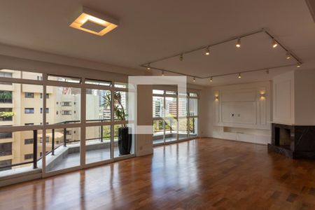 Sala de apartamento para alugar com 3 quartos, 190m² em Moema, São Paulo