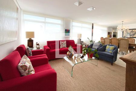 Sala de apartamento para alugar com 3 quartos, 280m² em Funcionários, Belo Horizonte