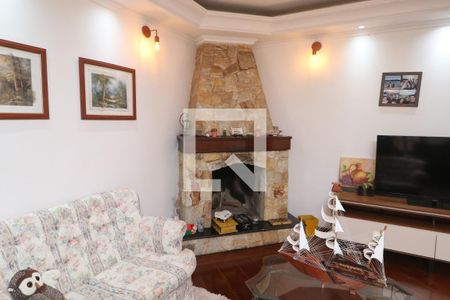 Sala de casa para alugar com 3 quartos, 286m² em Vila Homero Thon, Santo André