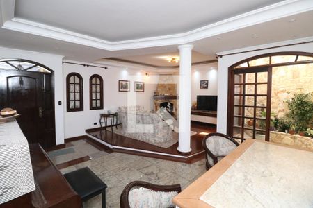 Sala de casa para alugar com 3 quartos, 286m² em Vila Homero Thon, Santo André