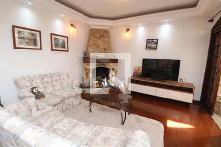 Sala de casa para alugar com 3 quartos, 286m² em Vila Homero Thon, Santo André