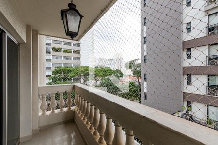 Varanda da Sala de apartamento para alugar com 3 quartos, 140m² em Campo Belo, São Paulo