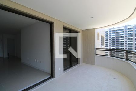 Sala - Varanda de apartamento à venda com 4 quartos, 126m² em Barra da Tijuca, Rio de Janeiro