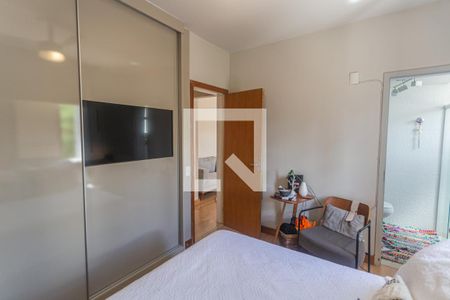 Suíte de apartamento à venda com 3 quartos, 96m² em Grajaú, Belo Horizonte