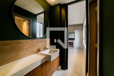 Banheiro da Suíte de apartamento para alugar com 1 quarto, 44m² em Funcionários, Belo Horizonte