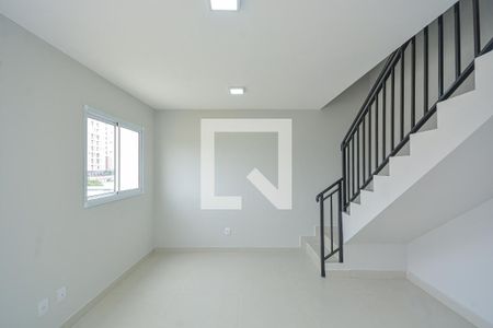 Sala/Cozinha de apartamento para alugar com 1 quarto, 61m² em Jardim Anhanguera, São Paulo