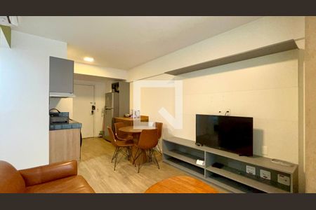 Sala de apartamento para alugar com 2 quartos, 57m² em Cerqueira César, São Paulo