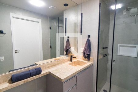 Banheiro da Suíte de kitnet/studio para alugar com 1 quarto, 35m² em Vila Clementino, São Paulo