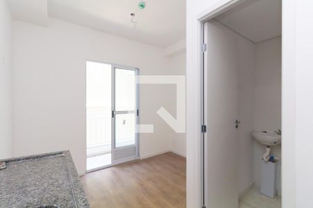 Sala/Cozinha de kitnet/studio para alugar com 1 quarto, 16m² em Cidade Antônio Estêvão de Carvalho, São Paulo