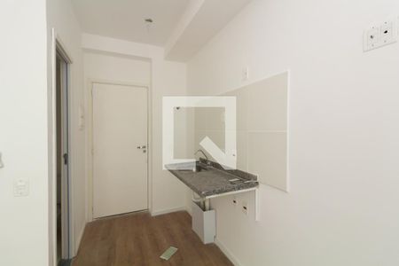 Sala/Cozinha de kitnet/studio para alugar com 1 quarto, 16m² em Cidade Antônio Estêvão de Carvalho, São Paulo