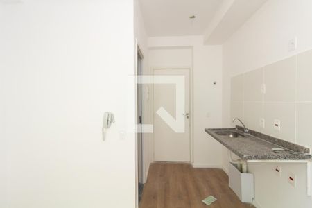 Sala/Cozinha de kitnet/studio para alugar com 1 quarto, 16m² em Cidade Antônio Estêvão de Carvalho, São Paulo