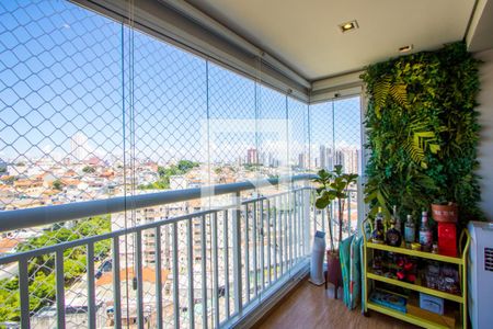 Varanda gourmet de apartamento à venda com 2 quartos, 64m² em Campestre, Santo André