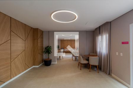 Área Comum - Salão de Festas de apartamento à venda com 1 quarto, 27m² em Conjunto Residencial José Bonifácio, São Paulo