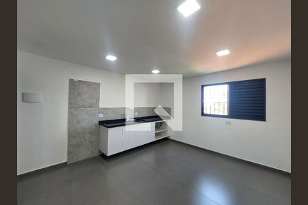 Sala Integrada com a Cozinha de kitnet/studio para alugar com 1 quarto, 20m² em Jardim Primavera, São Paulo