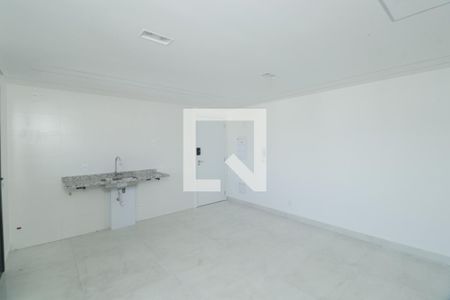 Sala/Cozinha de apartamento à venda com 2 quartos, 58m² em Jardim, Santo André
