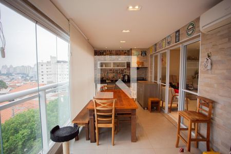 VARANDA DA SALA de apartamento à venda com 3 quartos, 90m² em Jardim Paraiso, São Paulo