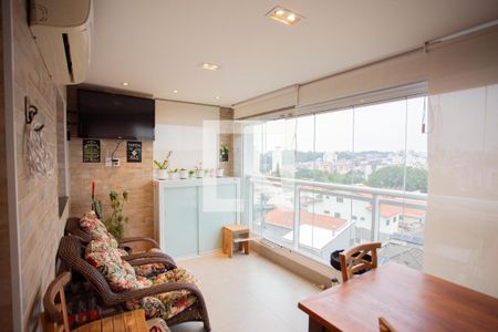 VARANDA DA SALA de apartamento à venda com 3 quartos, 90m² em Jardim Paraiso, São Paulo