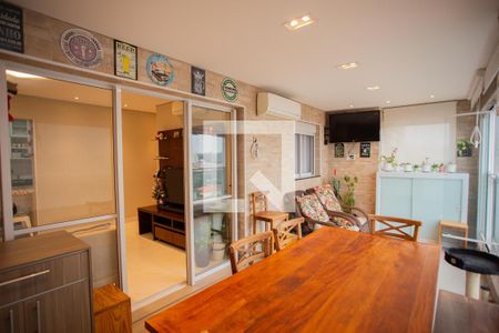 VARANDA DA SALA de apartamento à venda com 3 quartos, 90m² em Jardim Paraiso, São Paulo